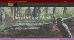 Desktop Screenshot of crusaderpaintball.com